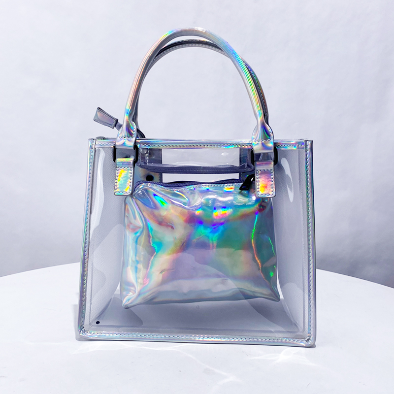 Women Bags On Sale - Прозрачные желейные композитные сумки для женщин,