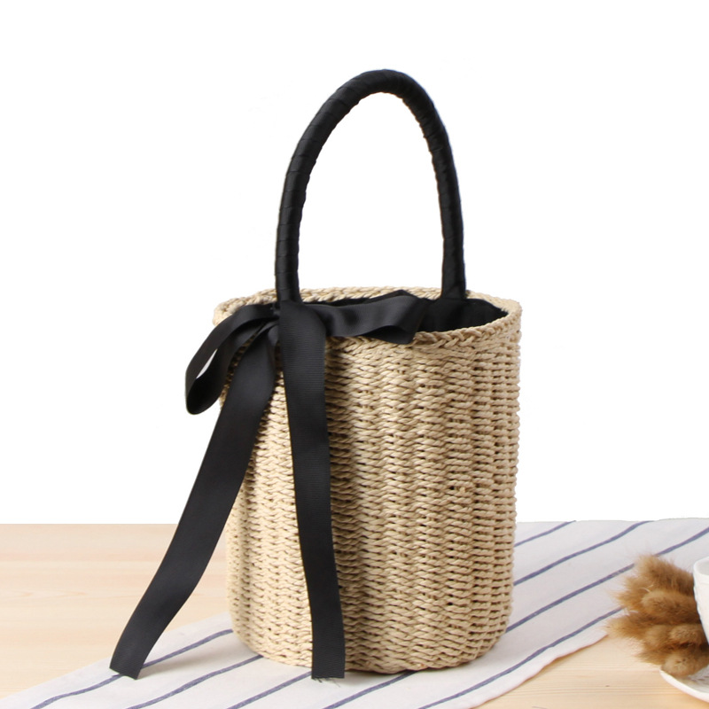 Соломенная Сумка-ведро ручной  – обзор и цена Women'S Raffia Bags