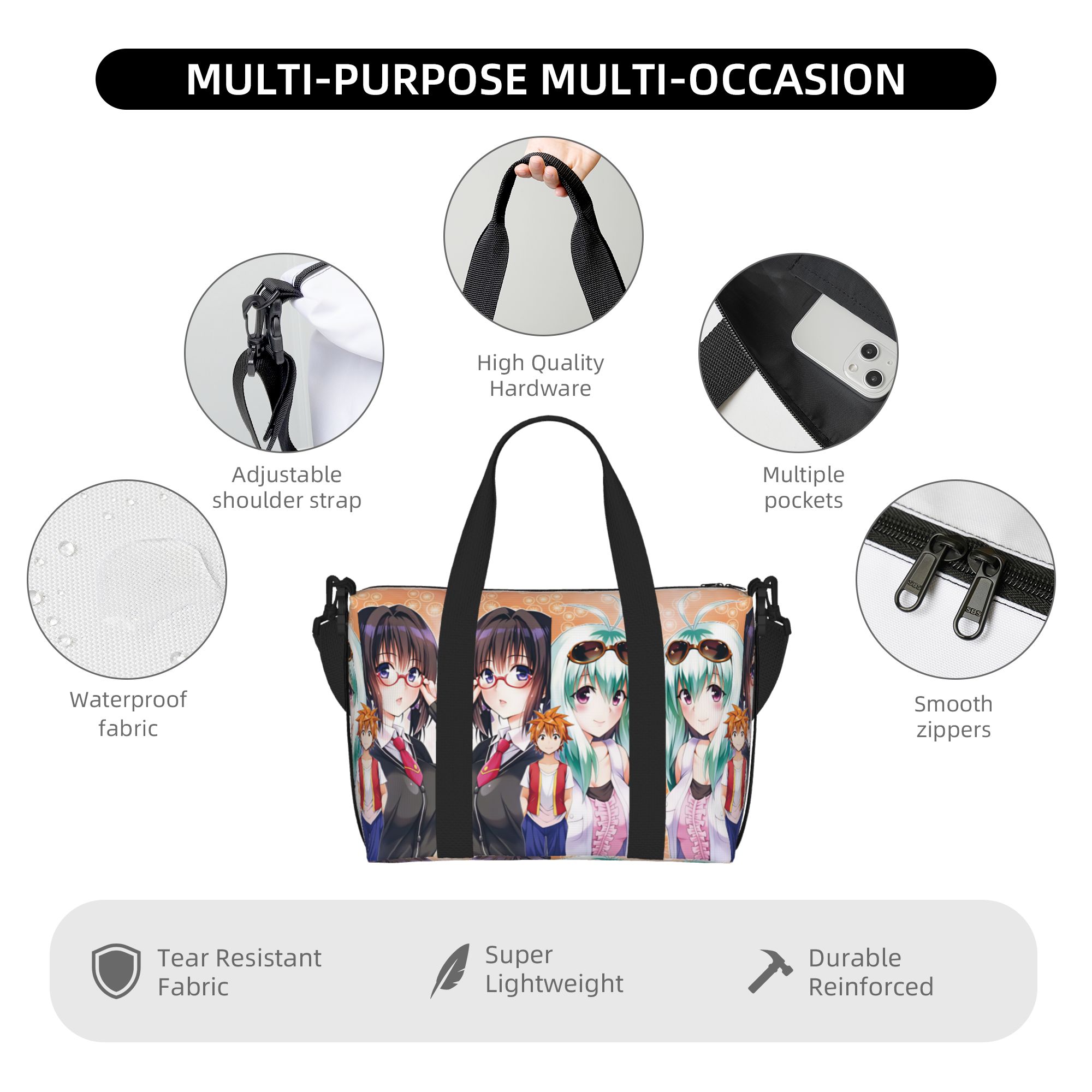 Сумка-тоут для пляжа с аниме-п – обзор и цена Women Bags Ru
